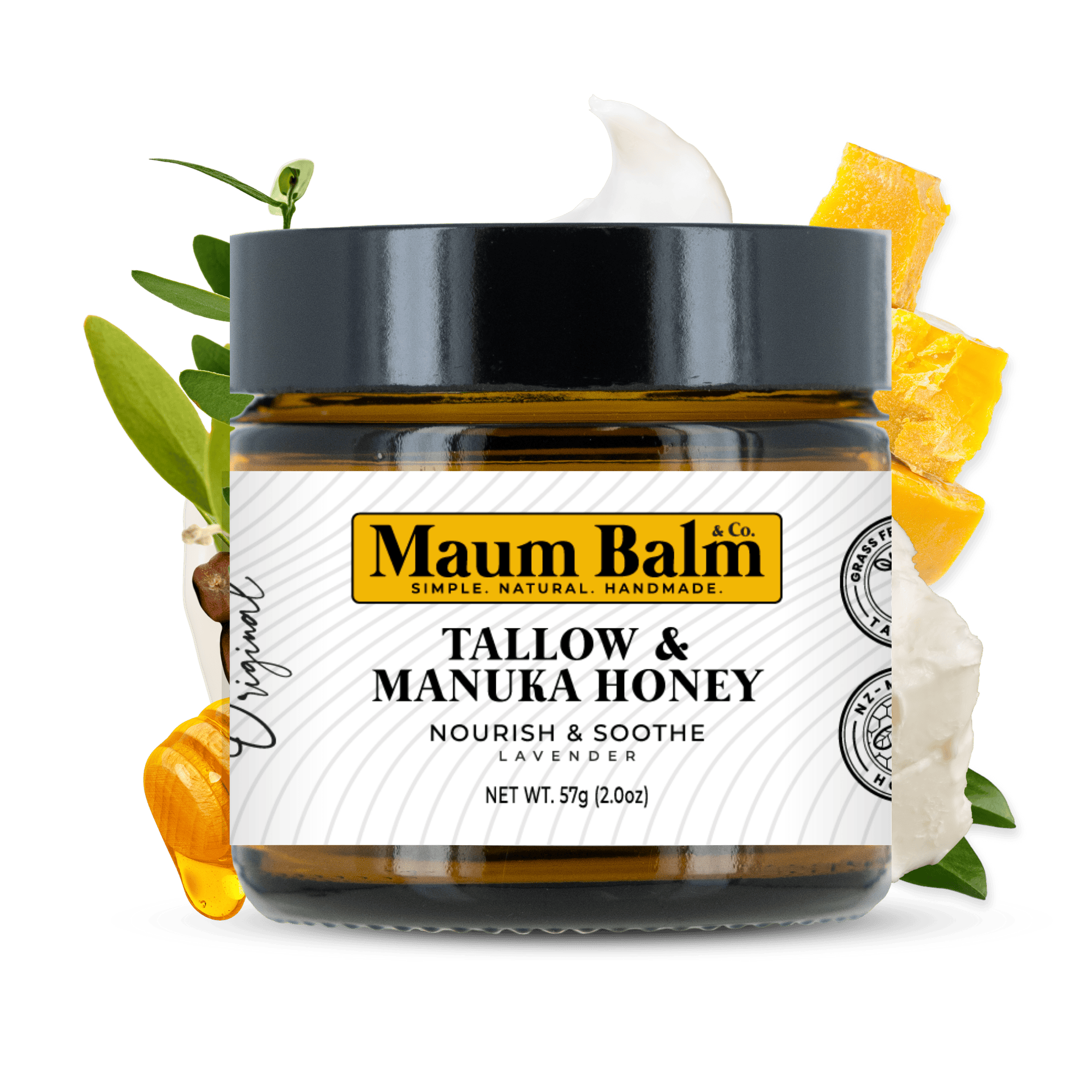 Tallow and Manuka Honey Balm for Skin